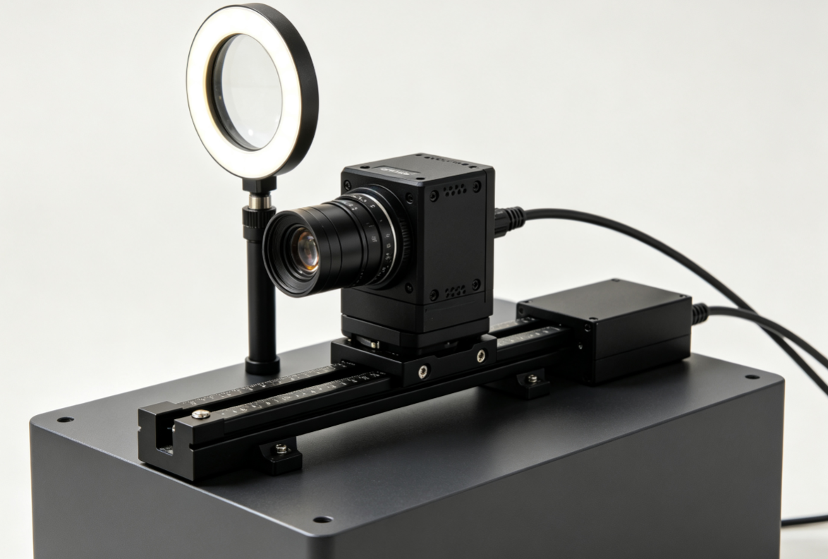 DIC video extensometer equipment